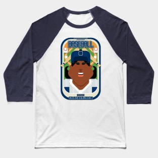 Baseball Blue Pinstripes - Deuce Crackerjack - Aretha version Baseball T-Shirt